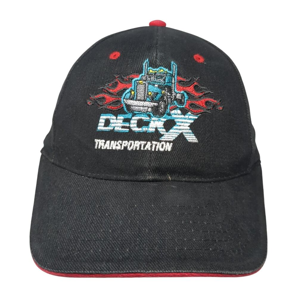 Deck X Transportation Slideback Baseball Cap Black One Size AJM International